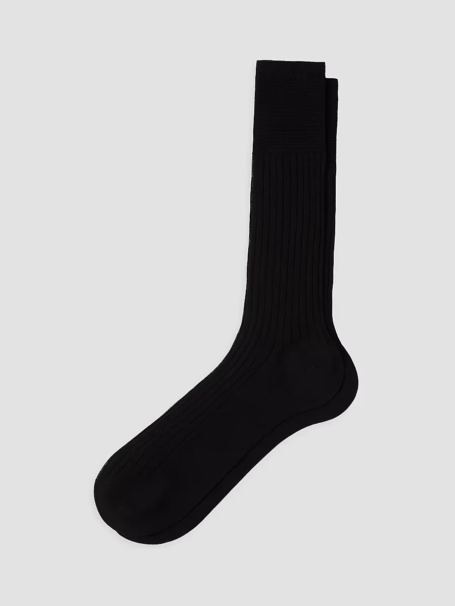 Cotton Mid-Calf Socks by Prada