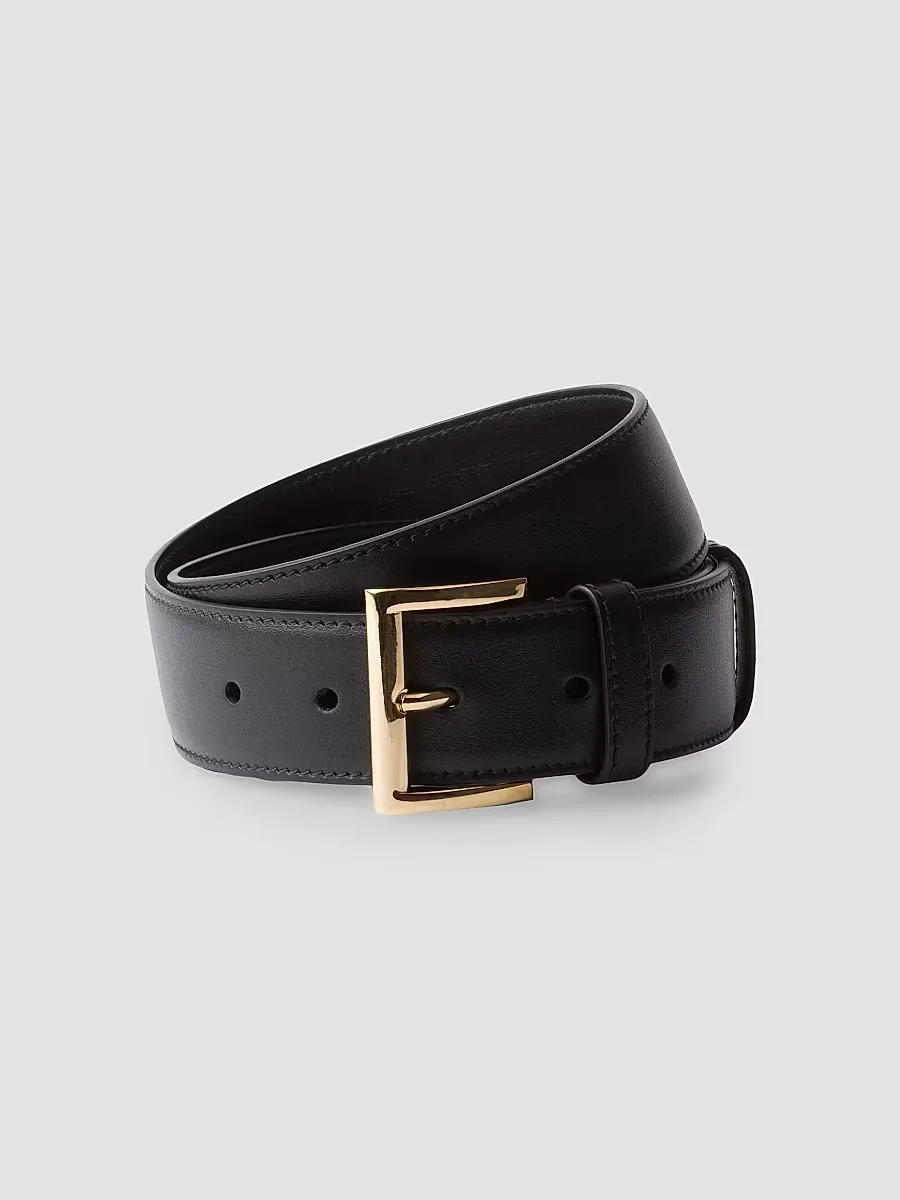 Leather Belt by Prada