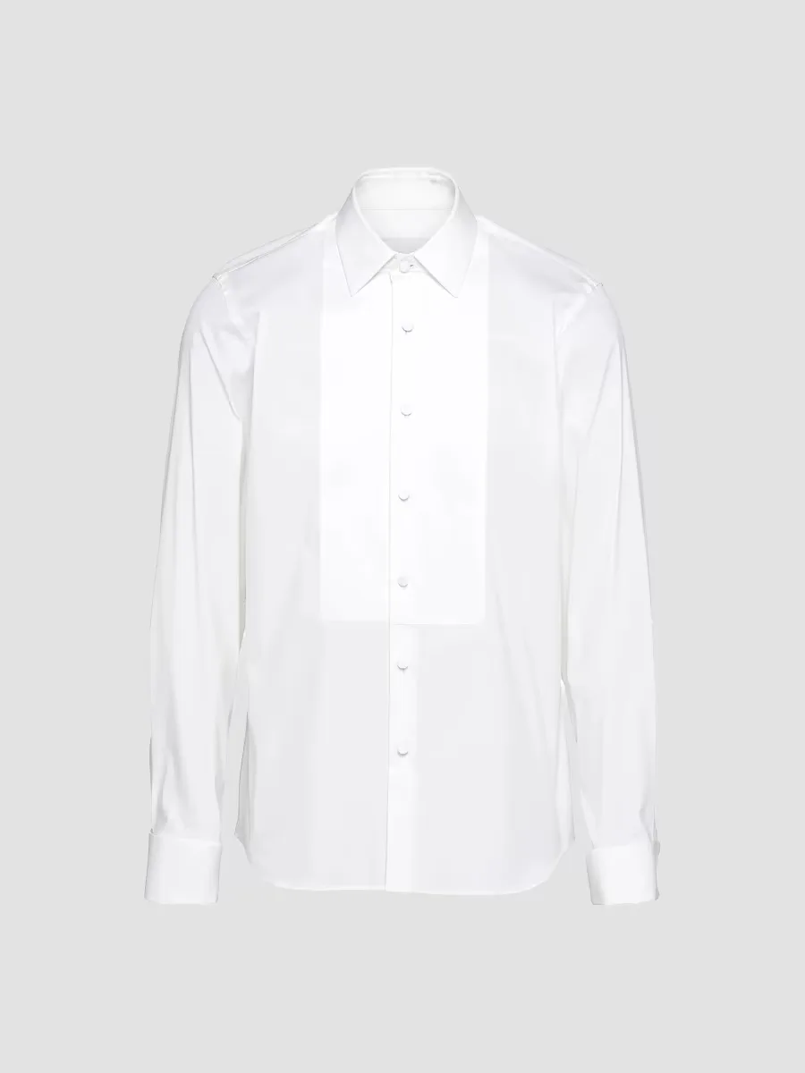 Stretch Cotton Shirt by Prada