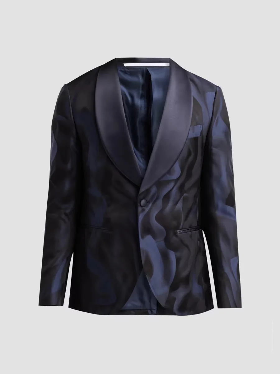 Abstract Print Cotton-Blend Jacket by Pal Zileri