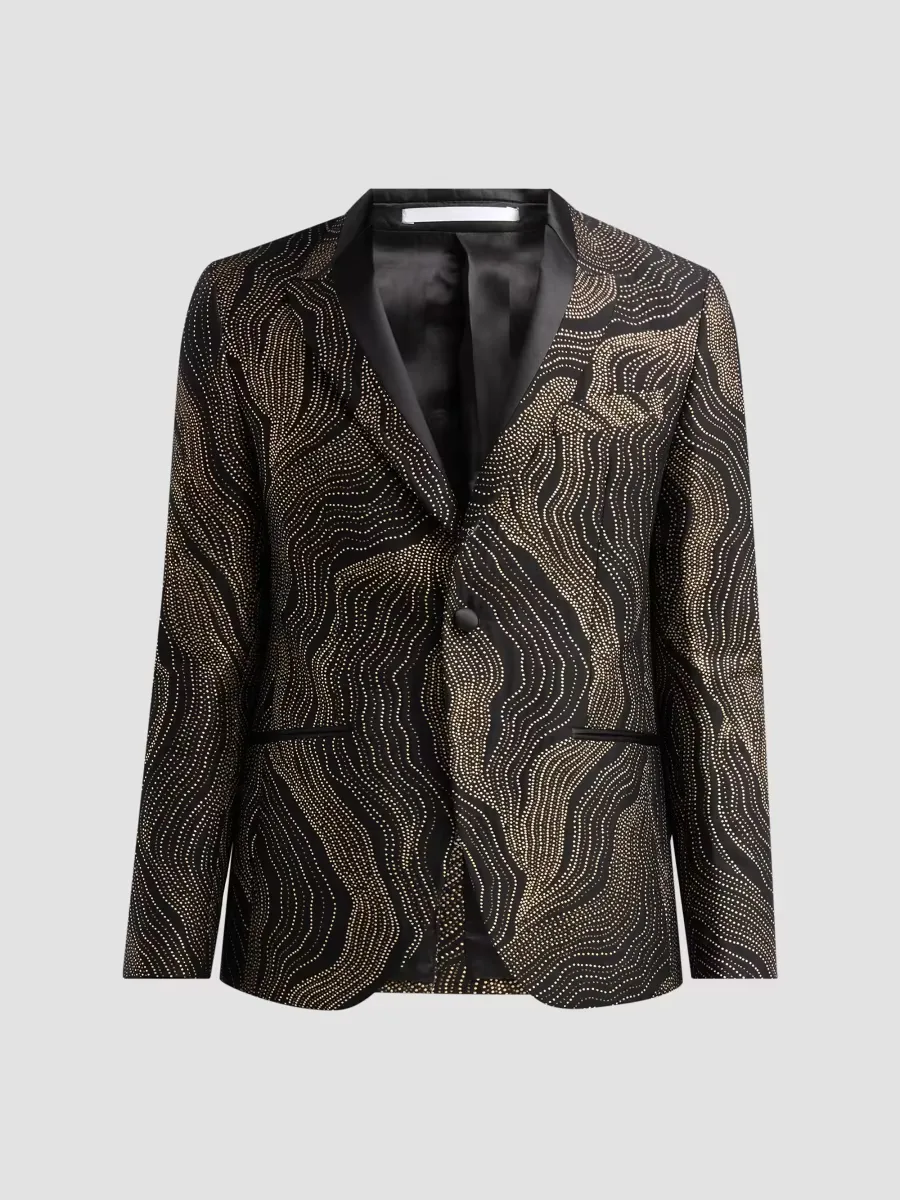 Swirl Ombr Silk Dinner Jacket by Pal Zileri