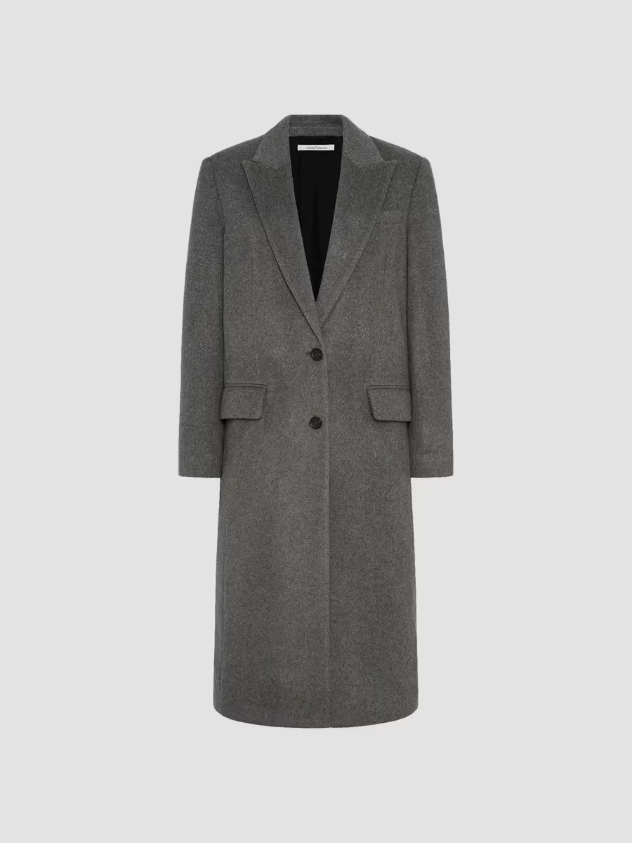 Cashmere Tailored Overcoat by Another Tomorrow