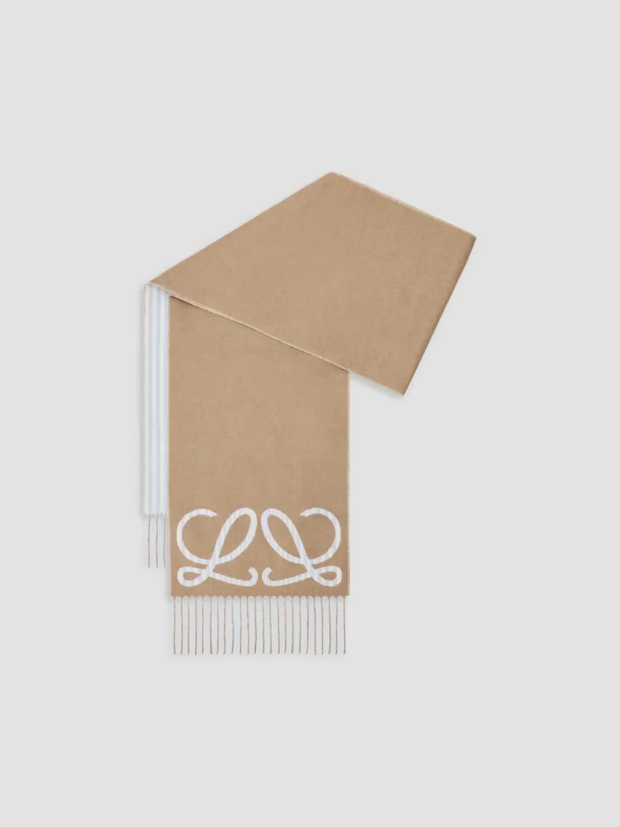 Anagram Silk-Cashmere Scarf by LOEWE