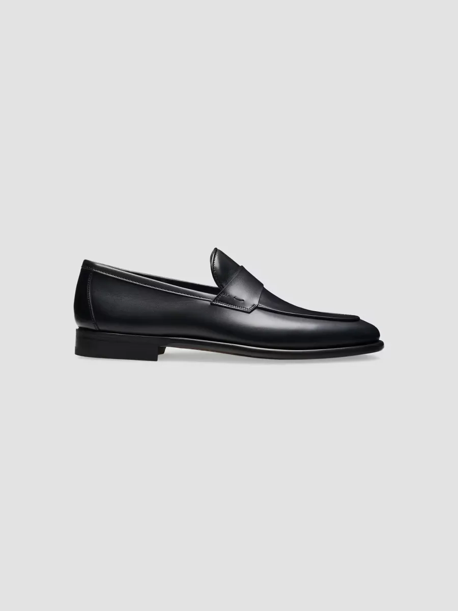 Duerro Leather Penny Loafers by Magnanni