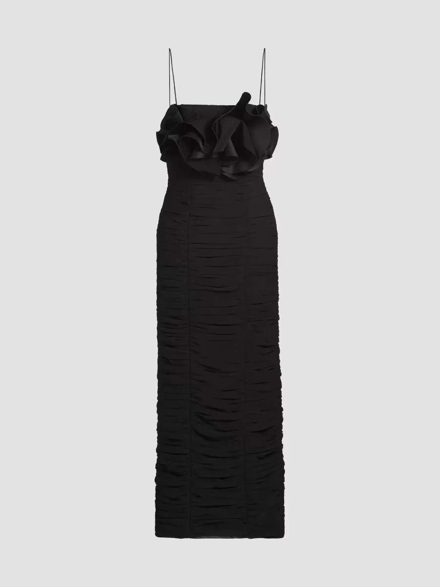 Walsworth Ruched Midi Dress by Acler