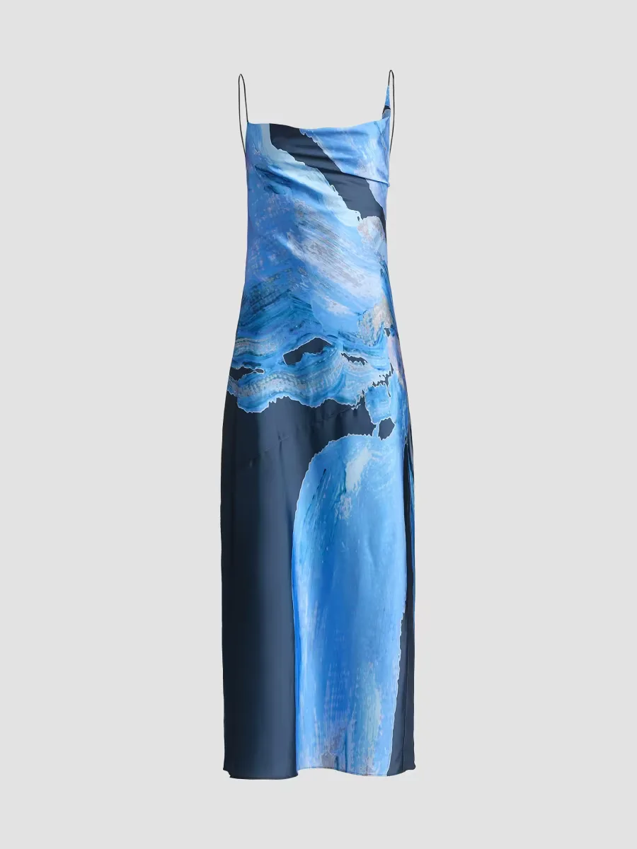 Alis Printed Maxi Slipdress