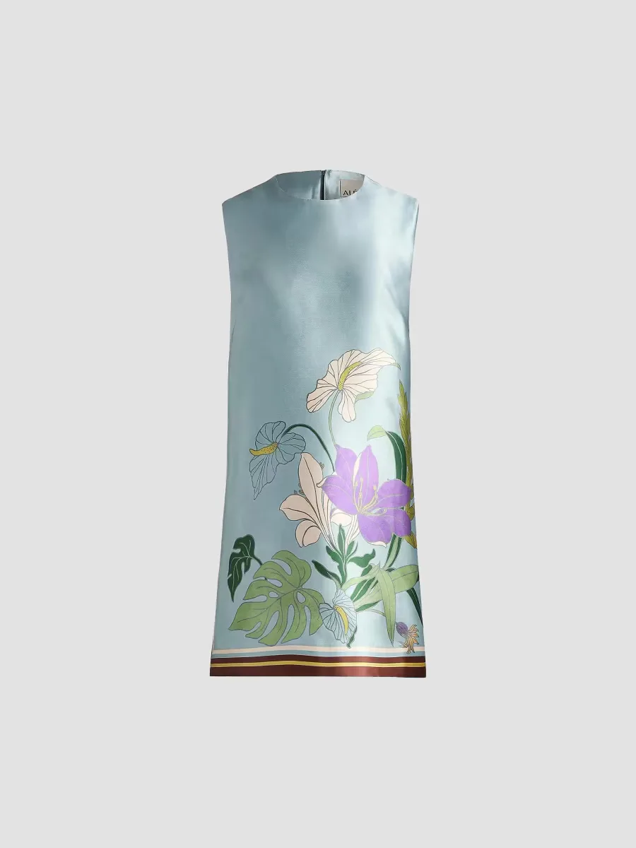 Alfie Floral Satin Minidress by ALMAIS