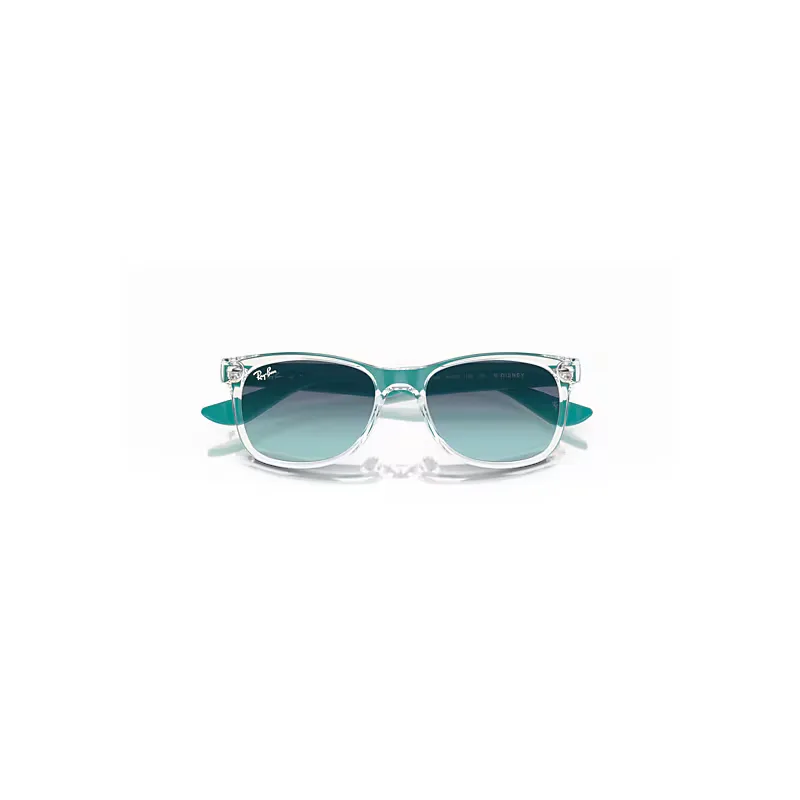 New Wayfarer the Little Mermaid Sunglasses Teal & White Mermaid Frame Blue Lenses 47-15 by Ray-Ban