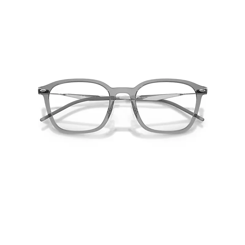 Rb7555 Optics Eyeglasses Gunmetal Frame Transparent Lenses Polarized 54-20 by Ray-Ban