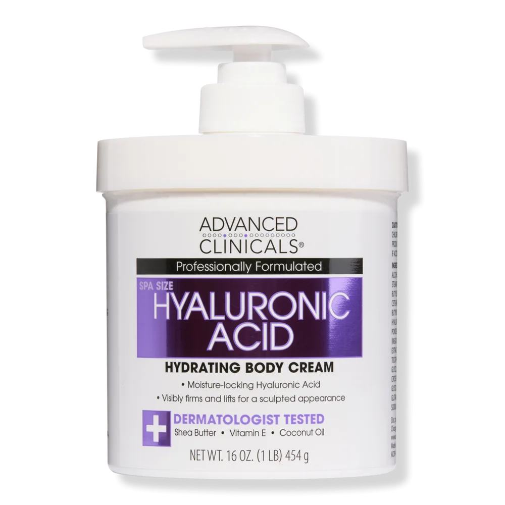 Hyaluronic Acid Hydrating Body Cream by Advanced Clinicals