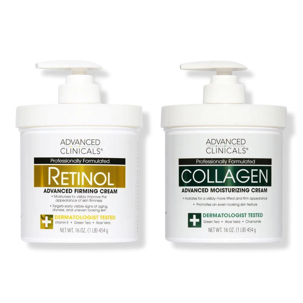 Collagen + Retinol Body Cream Bundle by Advanced Clinicals