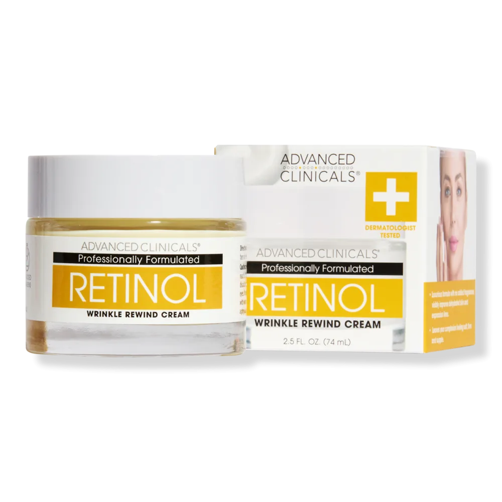 Retinol Wrinkle Rewind Face Cream by Advanced Clinicals