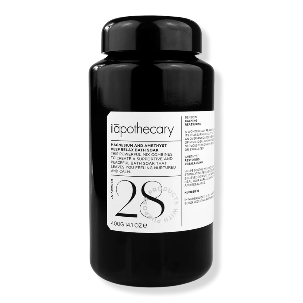 Magnesium & Amethyst Deep Relax Bath Soak by ilapothecary