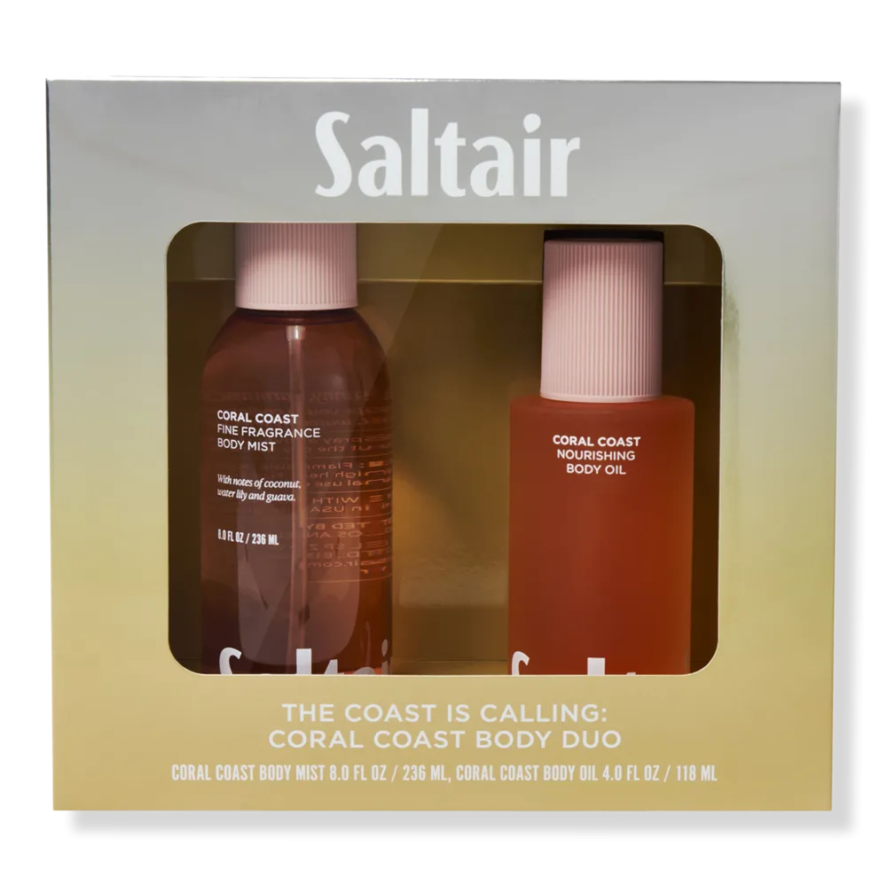 The Coast Is Calling: Coral Coast Body Duo Holiday Set by Saltair