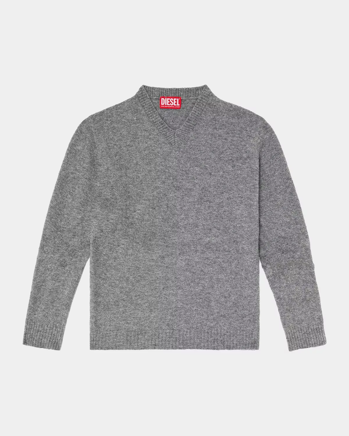 Wool-Blend V-Neck Sweater by Diesel