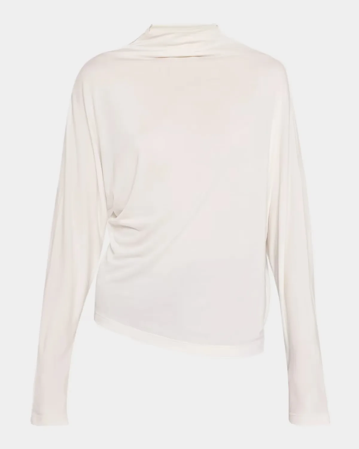 Draped Funnel Neck Top by Vince