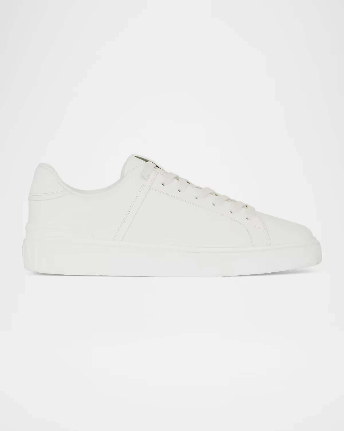 B-Court Leather Low-Top Sneakers by Balmain