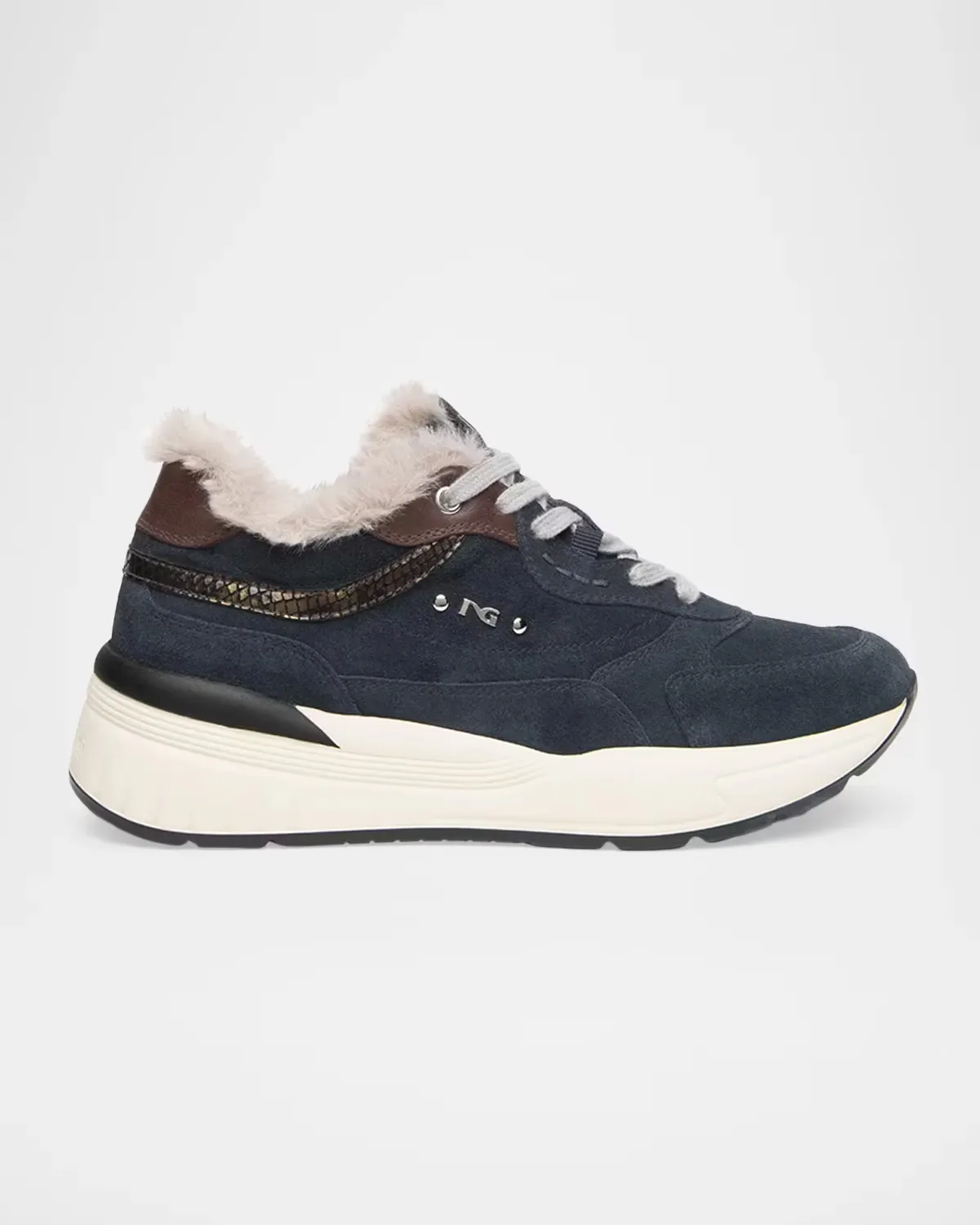 Platform Suede Sneakers by NeroGiardini