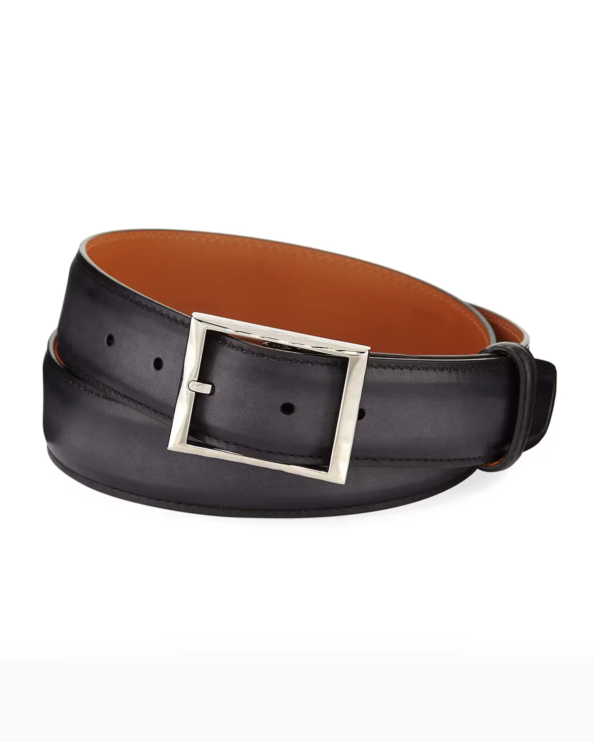 Classic Calf Leather Belt by Berluti