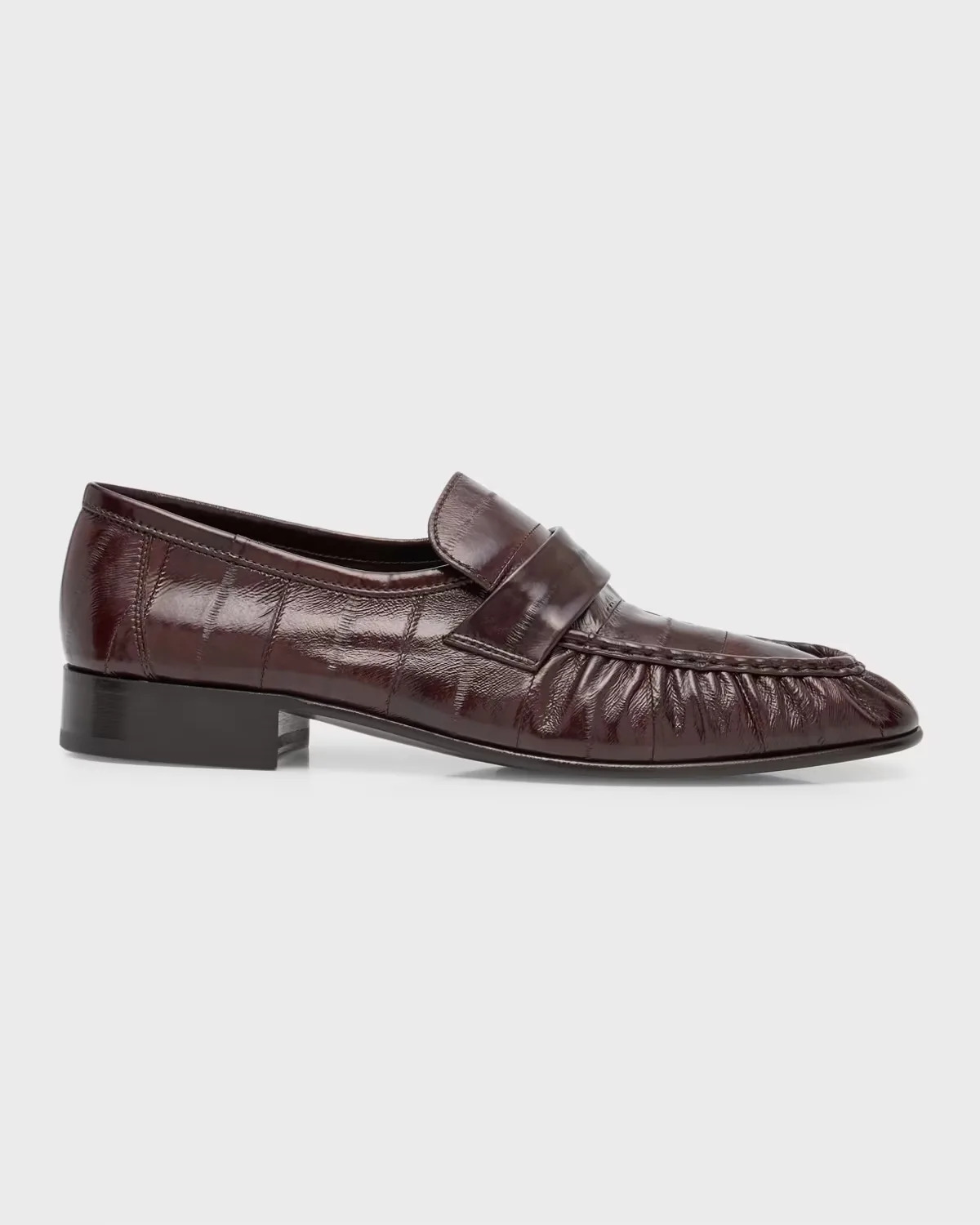 Soft Leather Flat Loafers by The Row