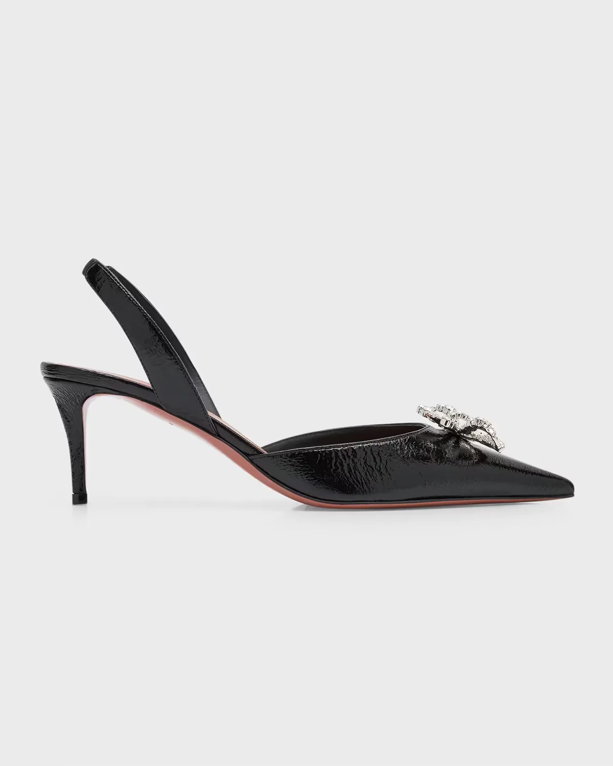 Rosie Crystal Bow Slingback Pumps by Amina Muaddi