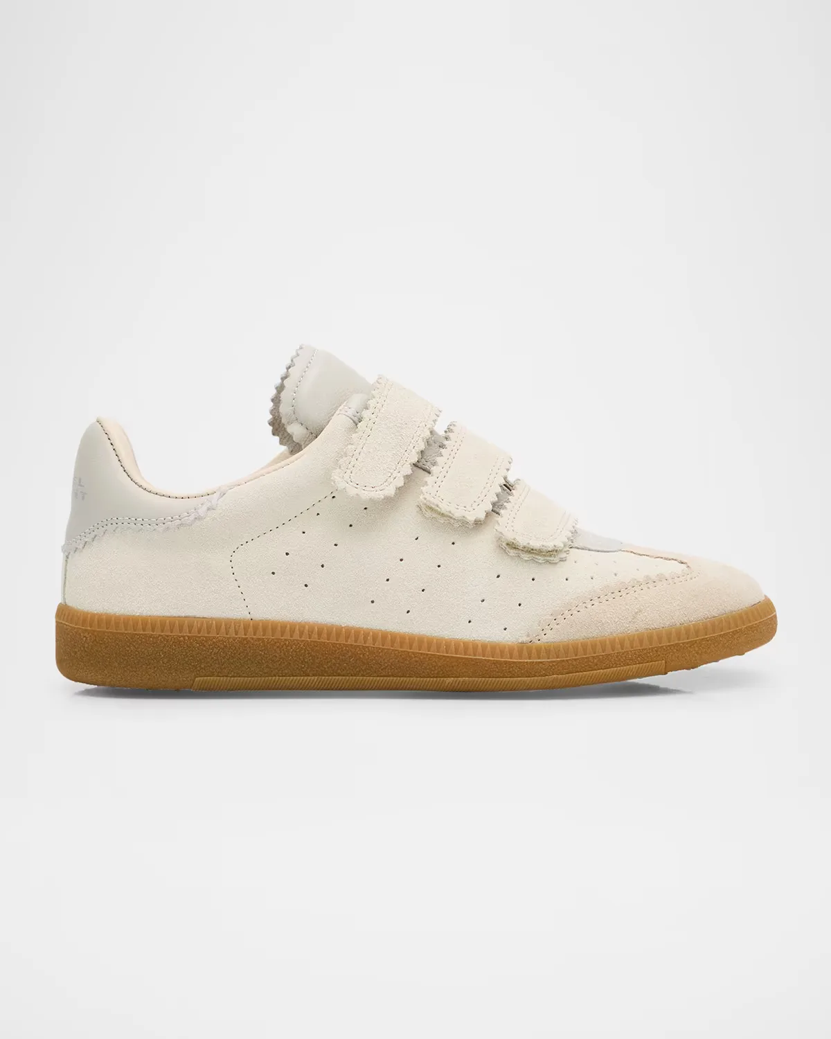 Beth Mixed Leather Triple-Grip Sneakers by Isabel Marant