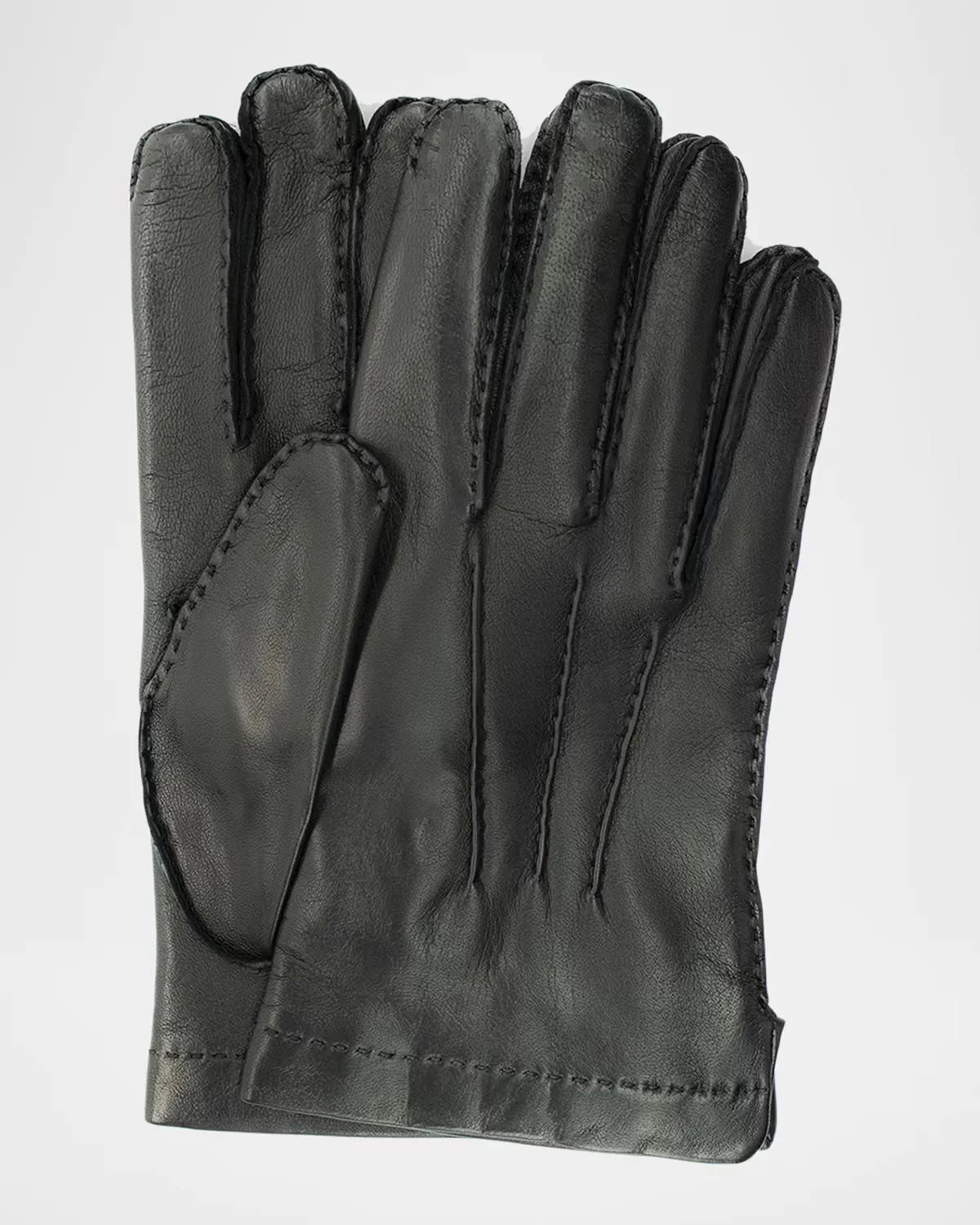 Cashmere-Lined Handsewn Leather Gloves by Portolano