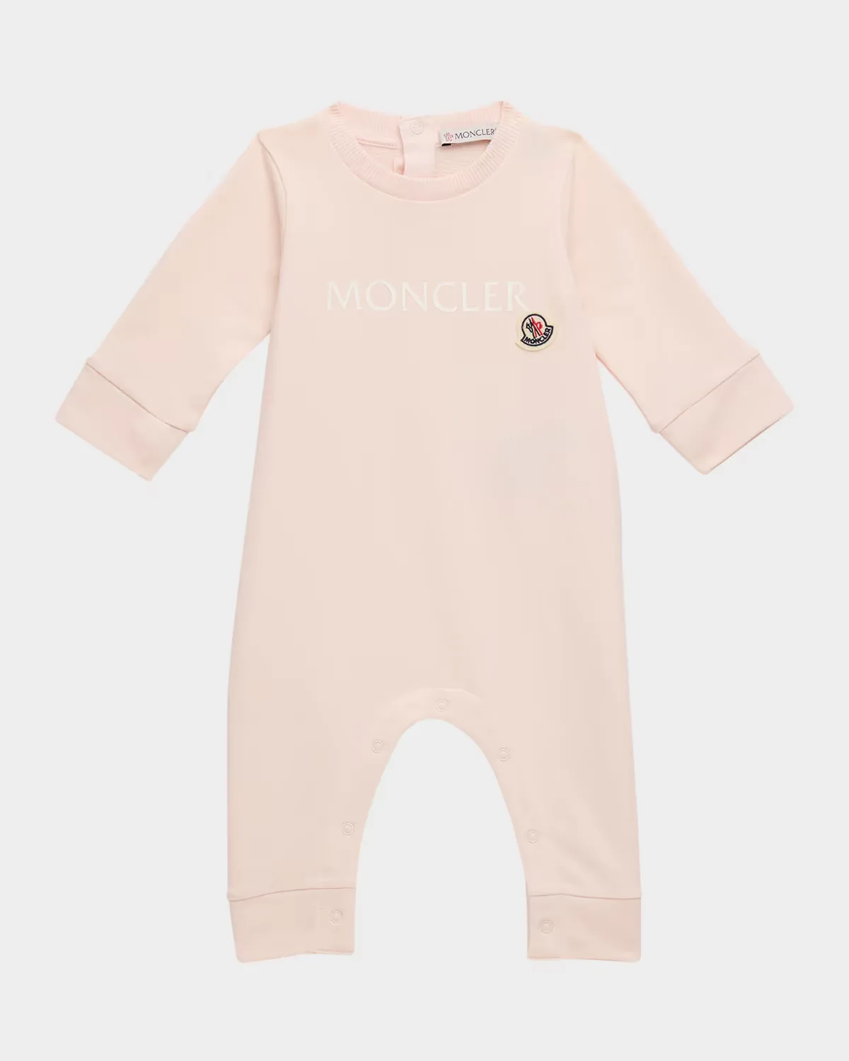 Logo-Print Coverall by Moncler