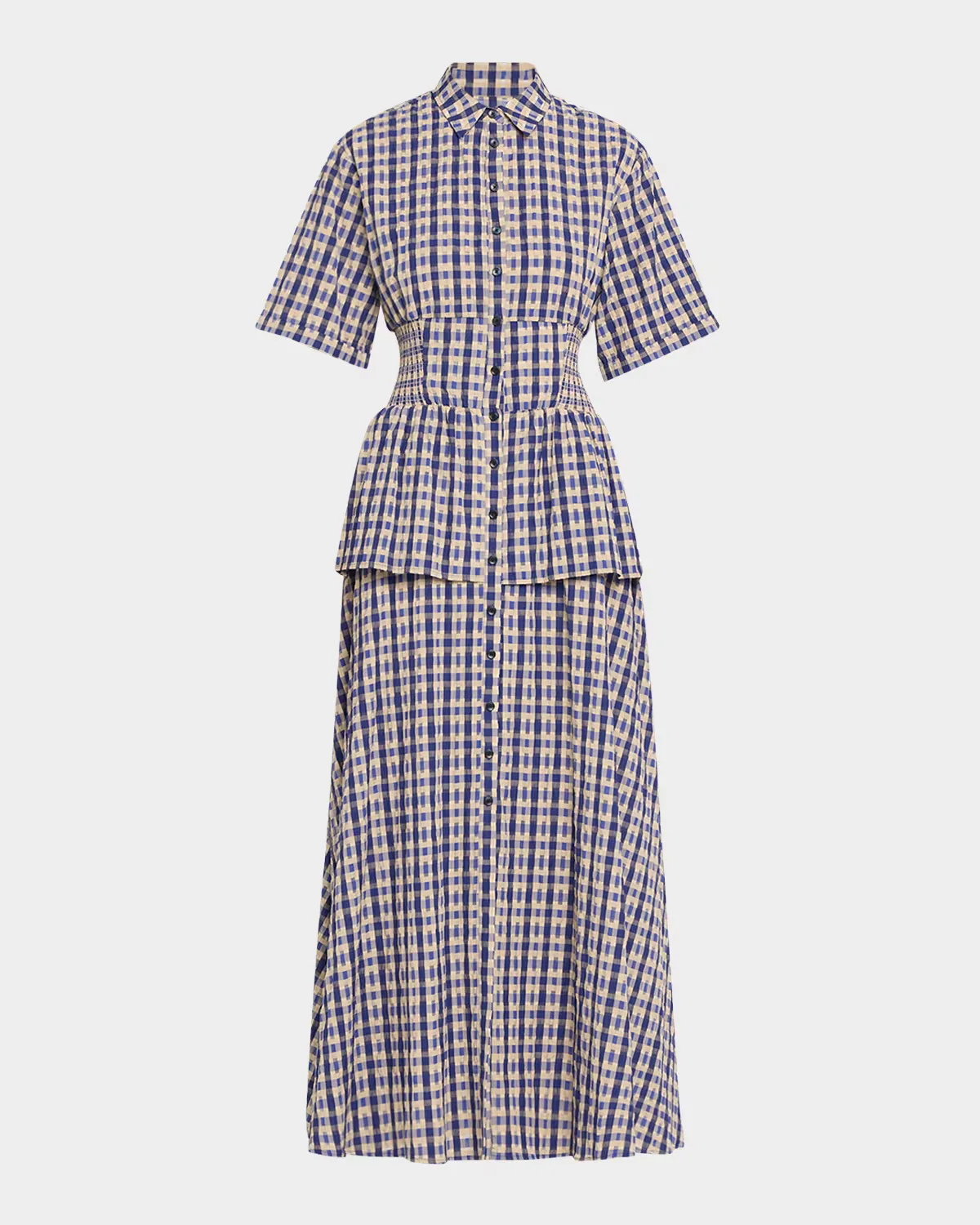 Boogie Woogie Bugle Boy Maxi Shirtdress by Rosie Assoulin
