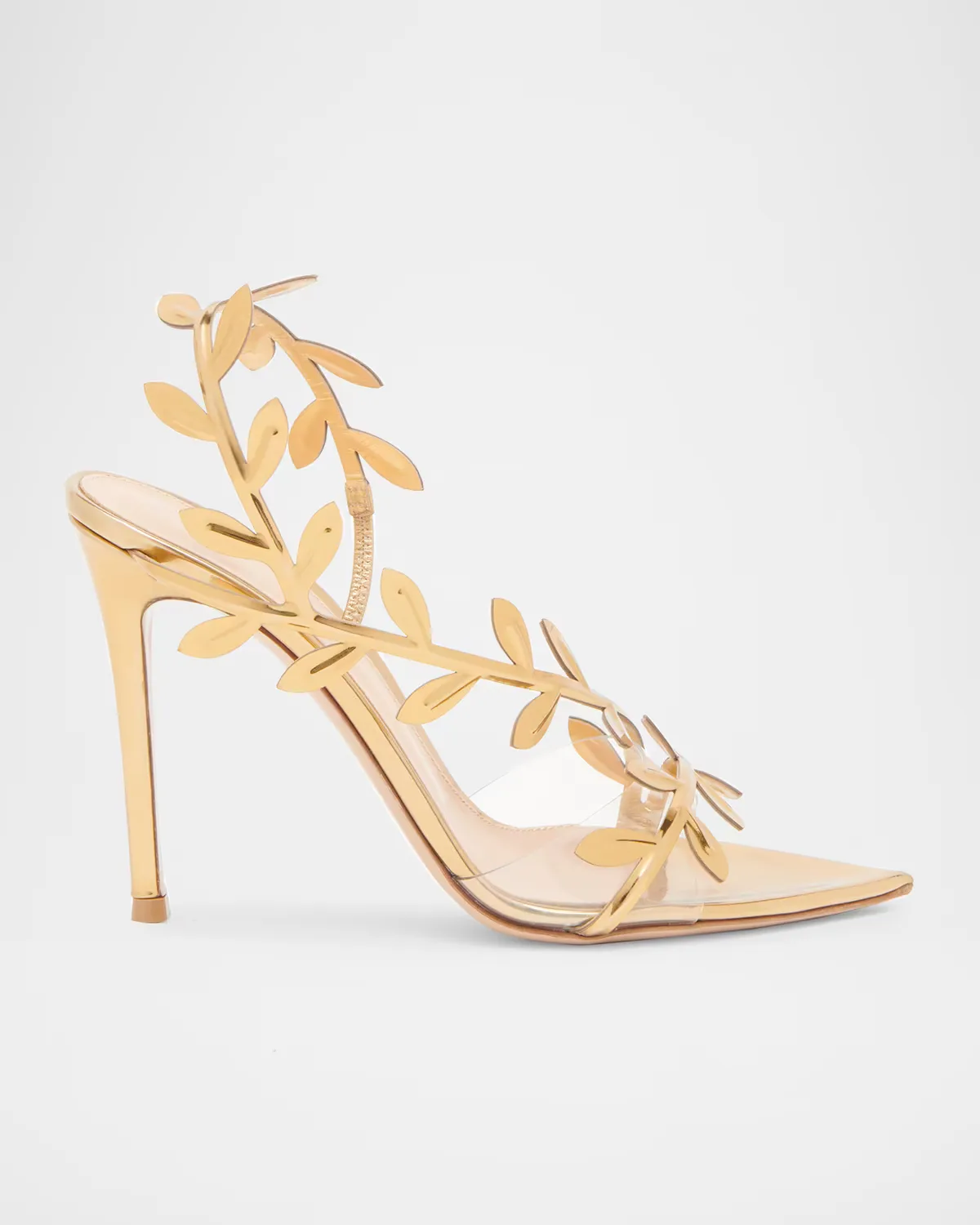 Crystal Branch Slingback Cocktail Sandals by Gianvito Rossi