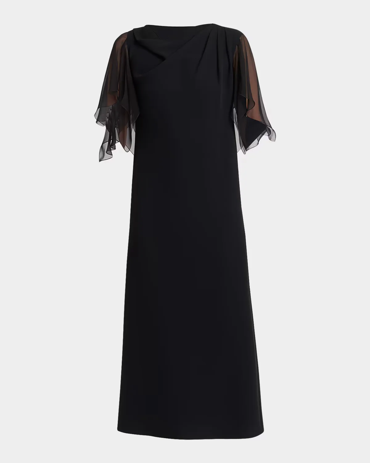 Campiona Draped Silk Dress by Valentino Garavani