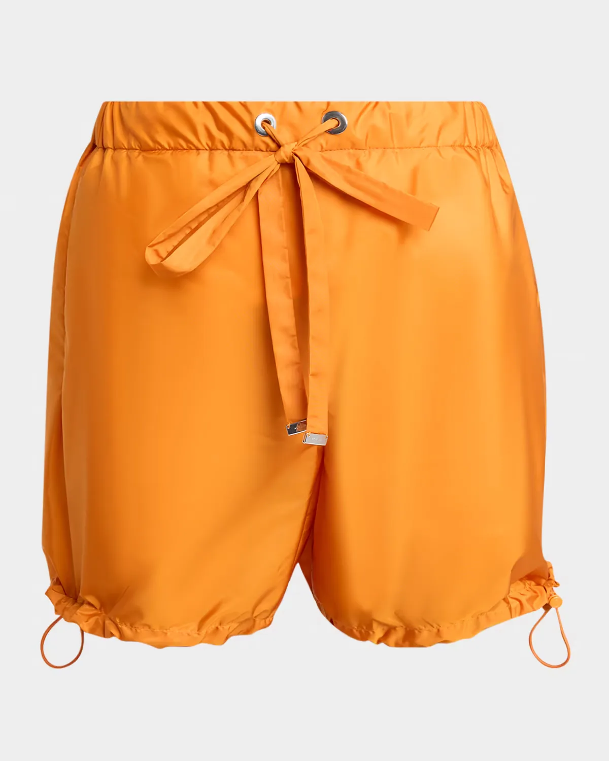 Satin Drawstring Shorts by Moncler