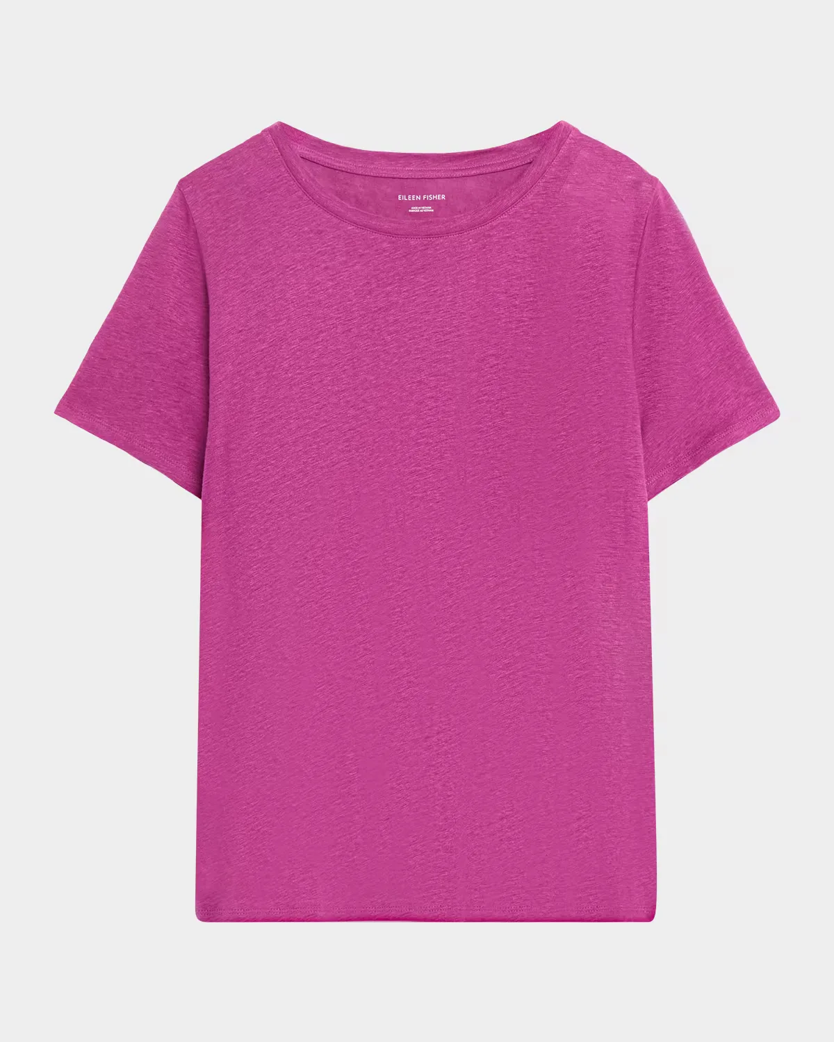 Organic Linen Crewneck Tee by Eileen Fisher
