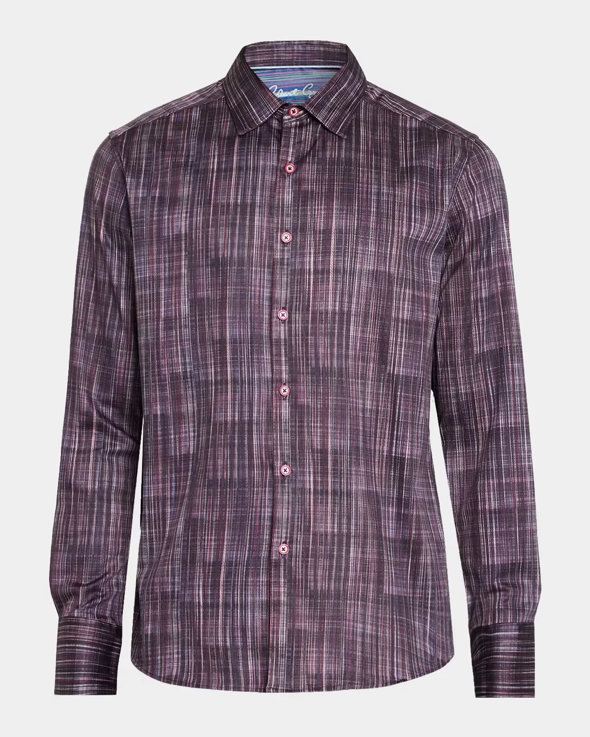 Tyler Textured Button-Front Shirt by Robert Graham