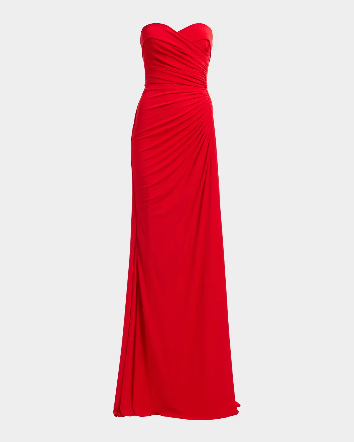 Strapless Draped Trumpet Gown by Elie Saab