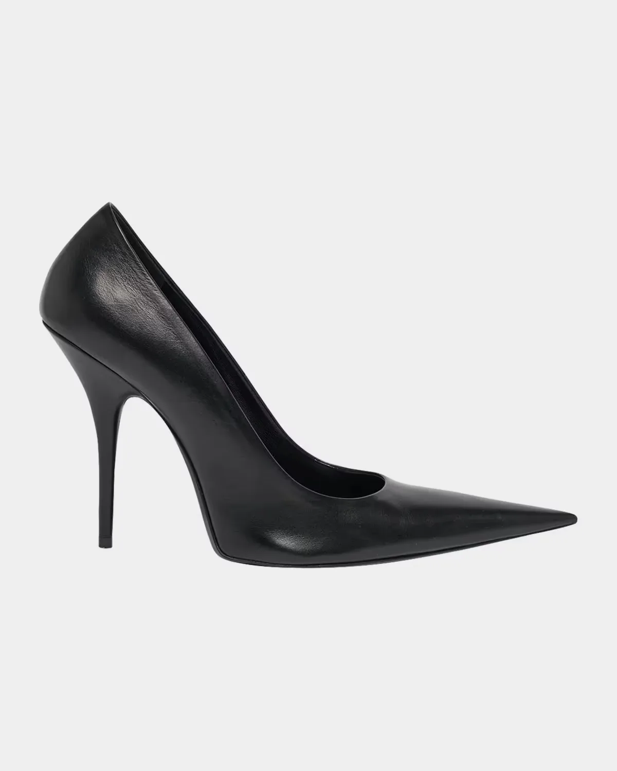 90mm Avenue Leather Pointed-Toe Pumps