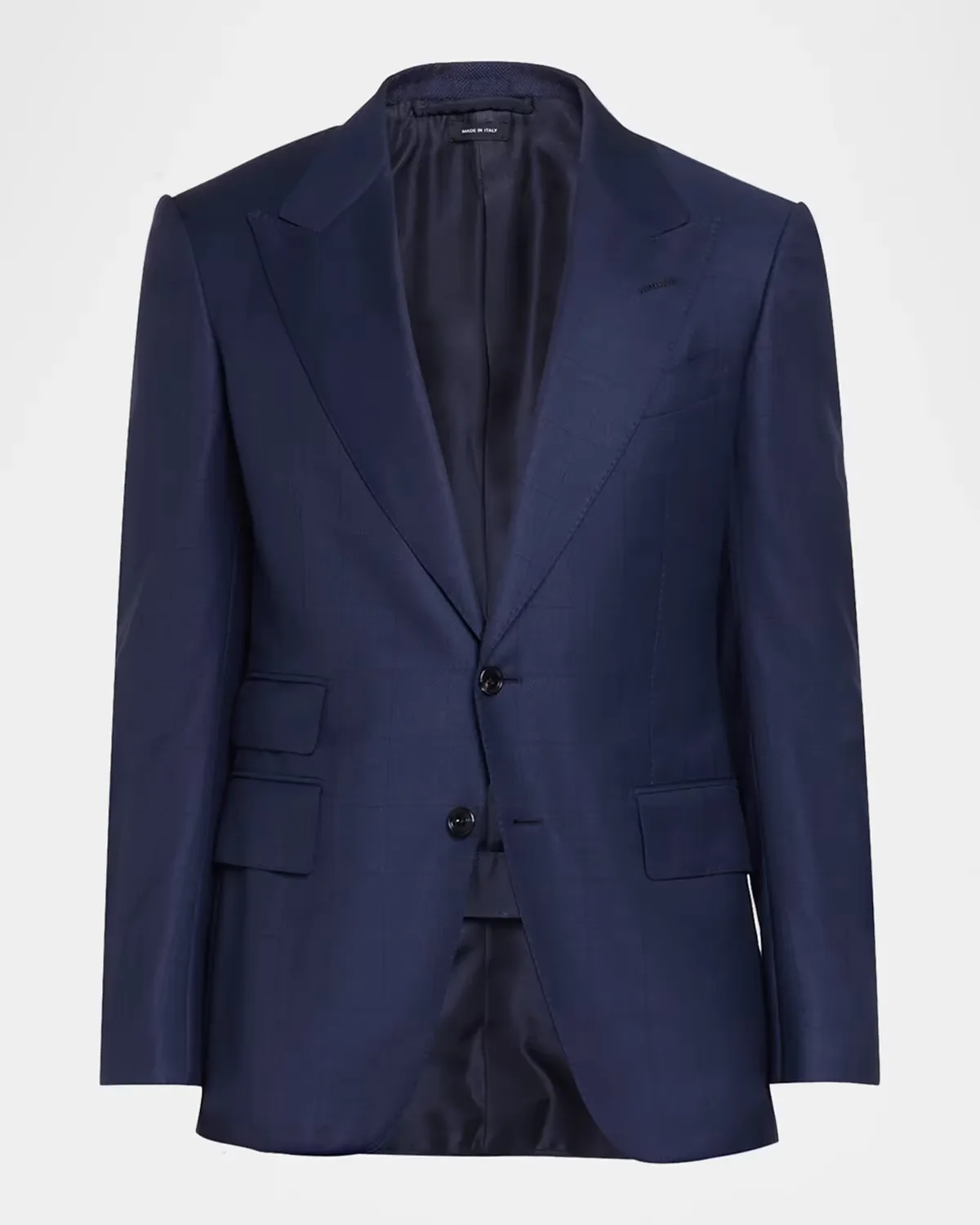 Wool Herringbone Single-Breasted Sport Coat by Tom Ford