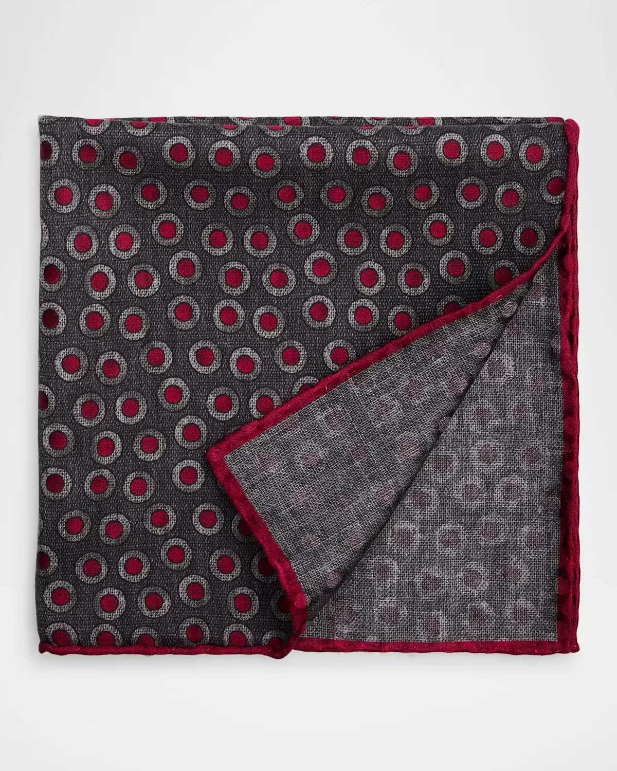 Polka Dot Silk Pocket Square by Brunello Cucinelli