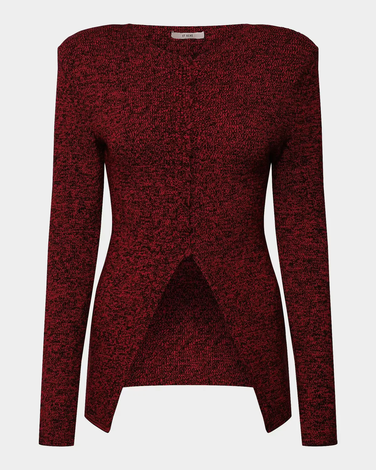 Mischa Marled Knit Cardigan by Et Ochs