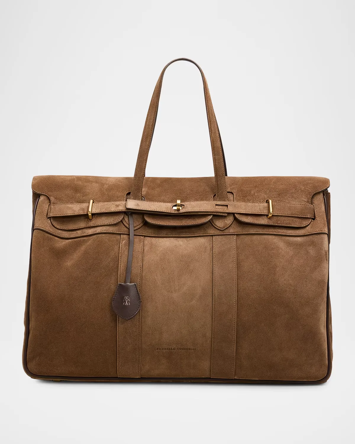 Explorer Suede Travel Bag by Brunello Cucinelli