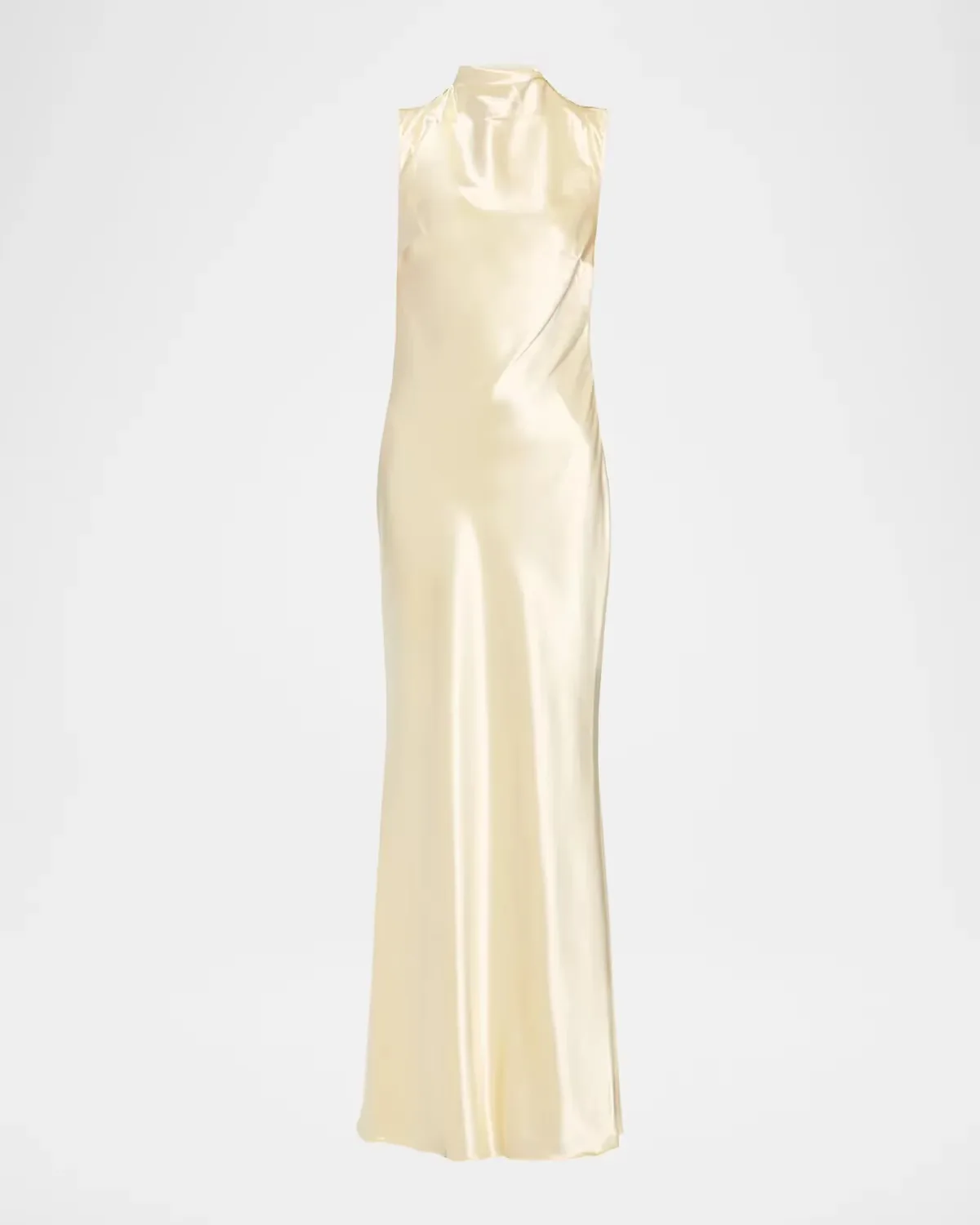 Willa Satin High Neck Gown by Et Ochs