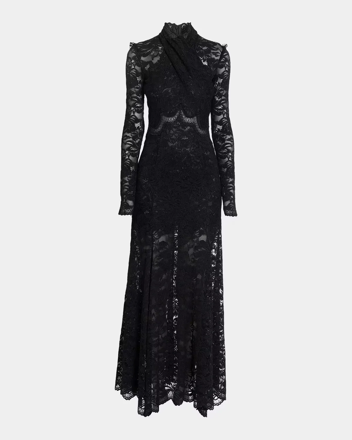 Layered Lace Maxi Dress by Rabanne