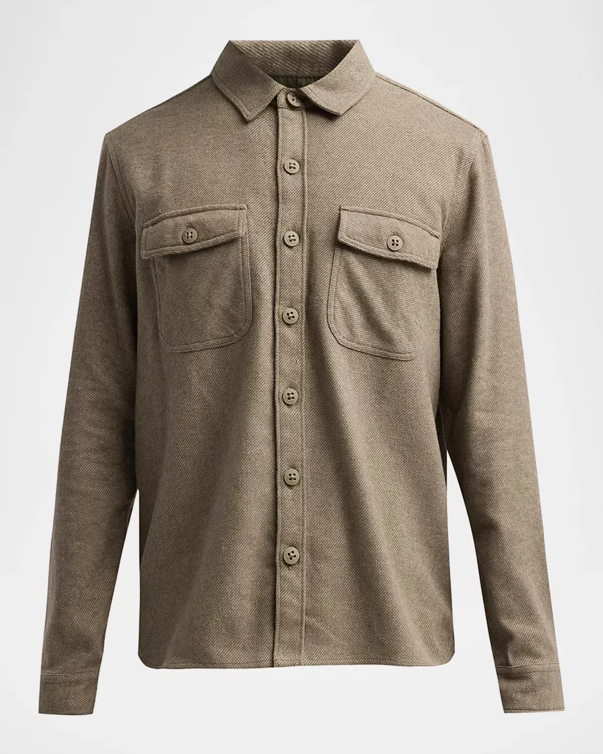 Seymore Brushed Cotton Twill Shirt Jacket by PAIGE