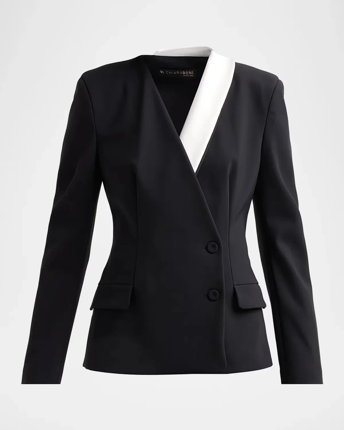 Edris Two-Tone Blazer by Chiara Boni La Petite Robe