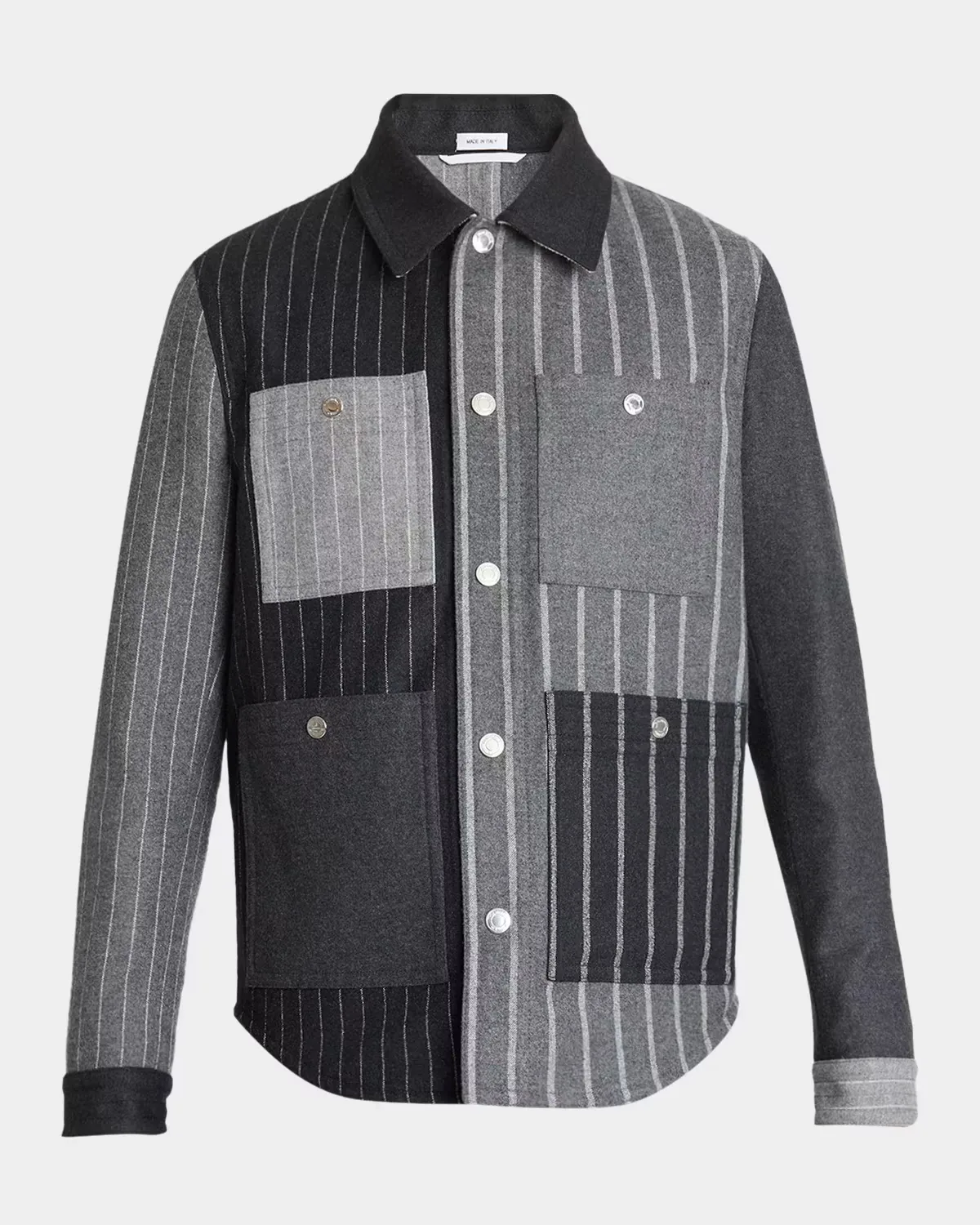 Funmix Utility Patch-Pocket Shirt Jacket by Thom Browne