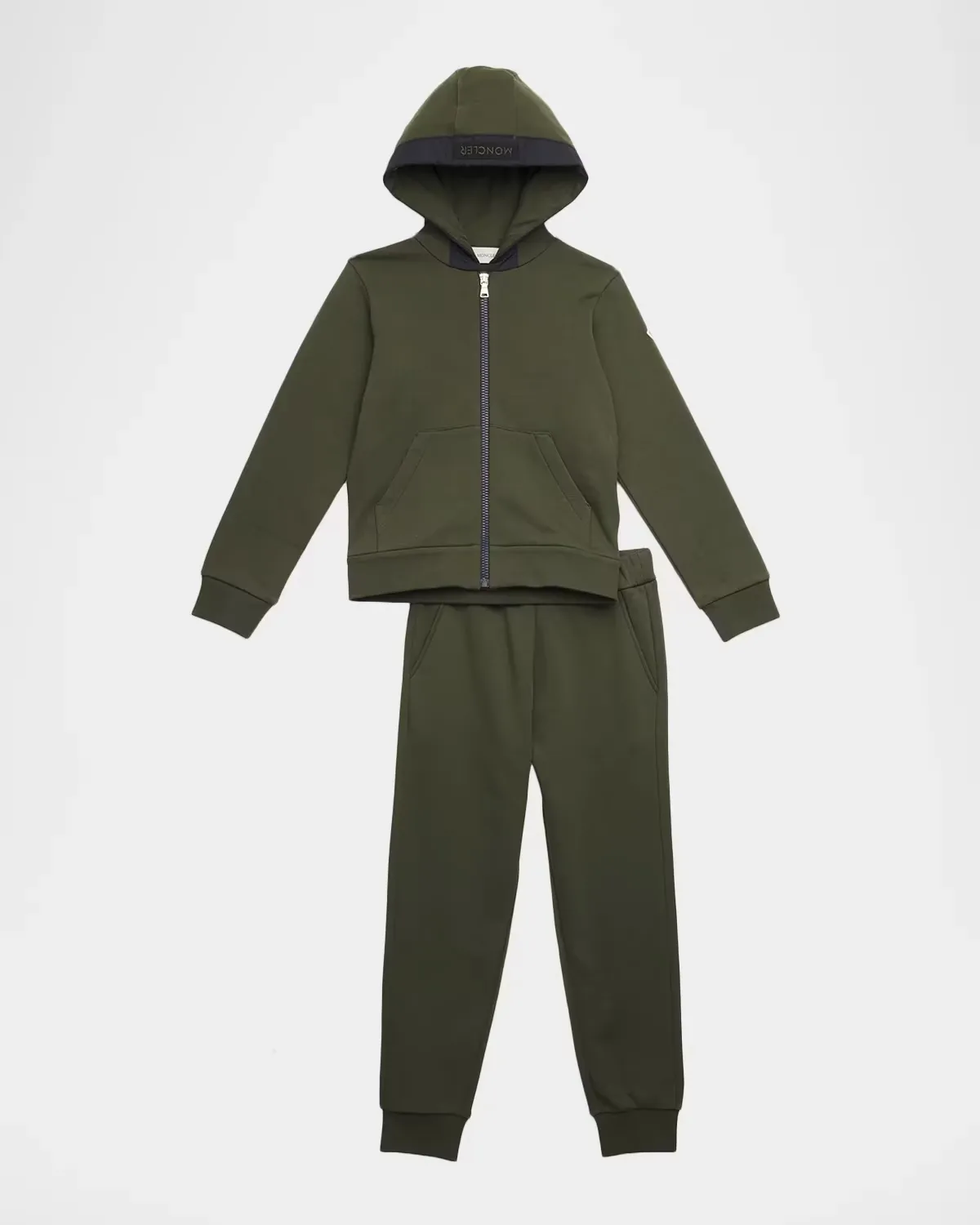 Cotton Fleece Logo Sweatsuit by Moncler