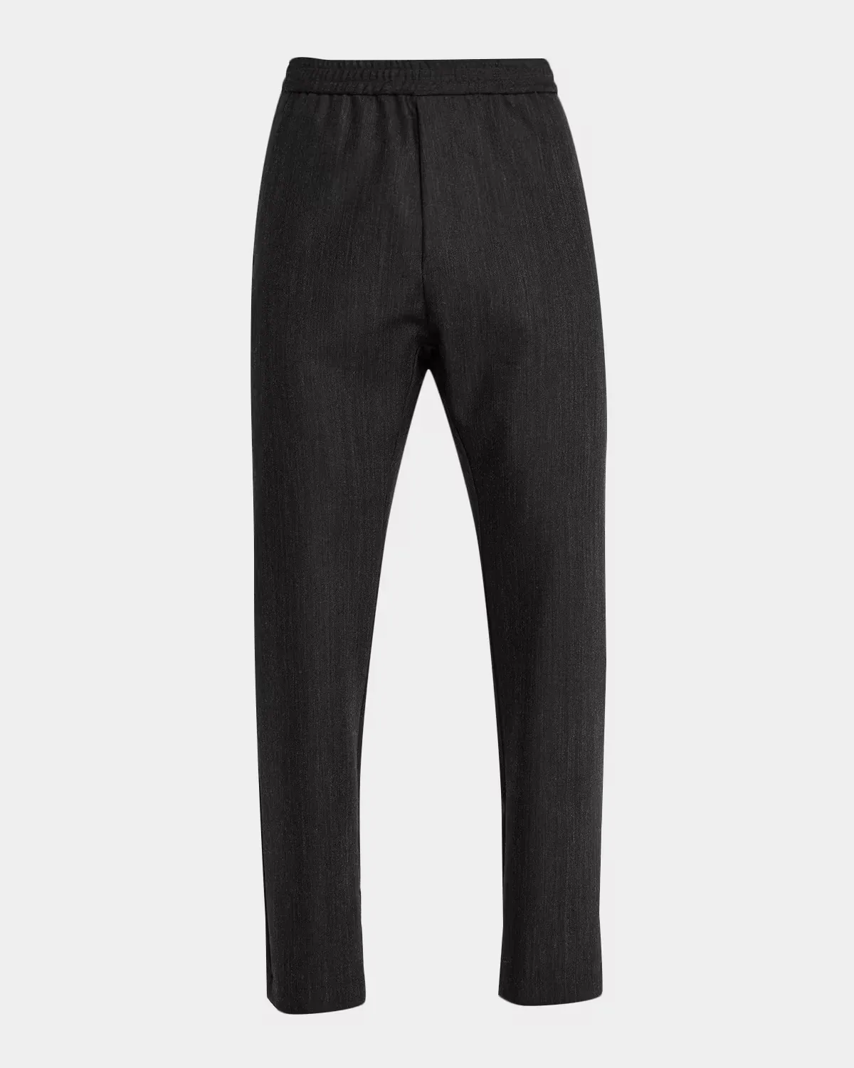 Flecked Flannel Stretch Pull-On Trousers by Barena