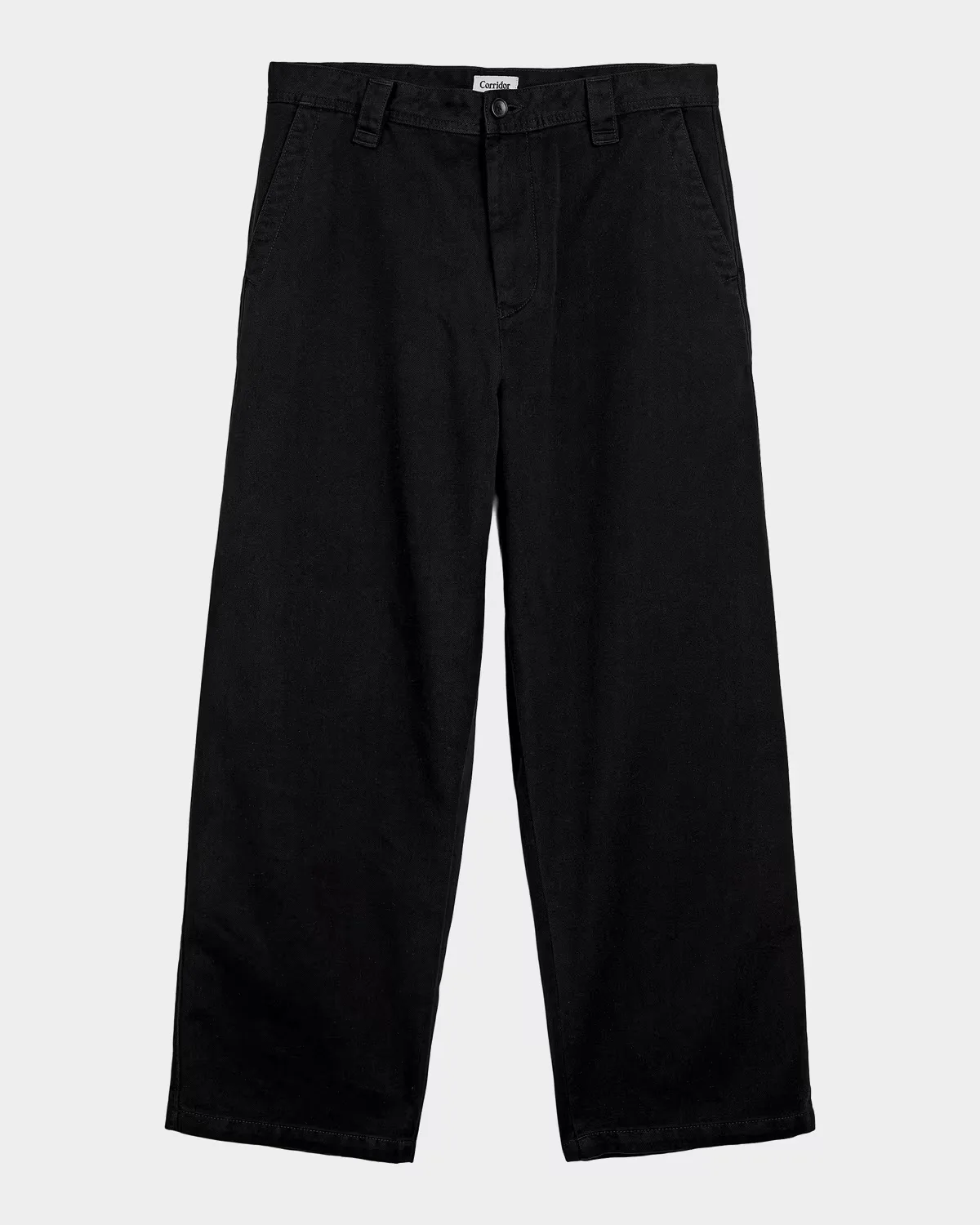 Wide Cotton Twill Pants by CORRIDOR