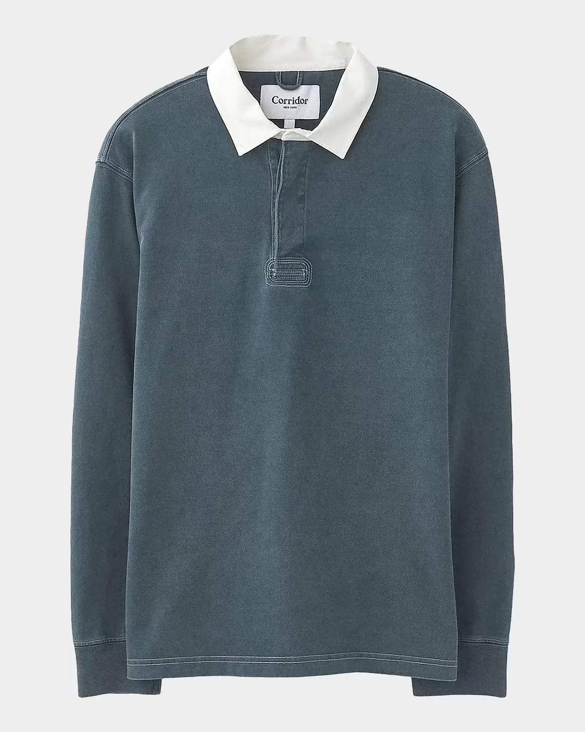 Rugby Long-Sleeve Polo Shirt by CORRIDOR