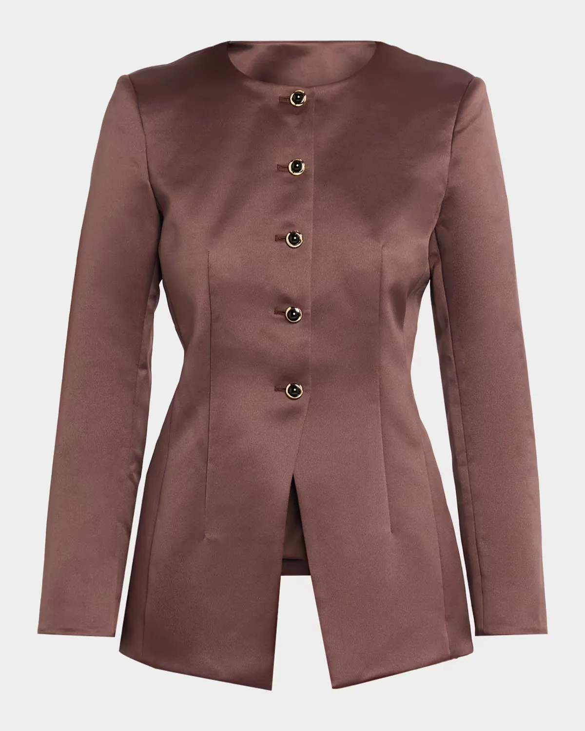 Heather Satin Blazer by Tanya Taylor